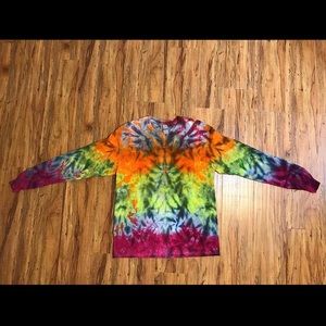 Long Sleeve Rainbow Rorschach Shirt Unisex Large